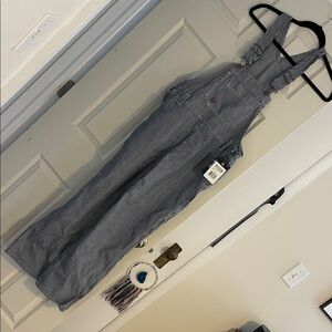 Dickies pin stripe overalls